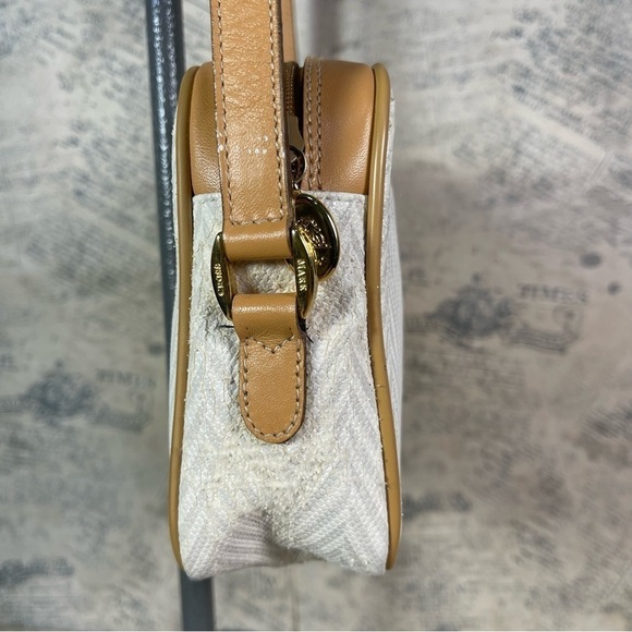 Vintage 80s Mark Cross Signature Herringbone Crossbody, Vintage 80s - Picture 3 of 16